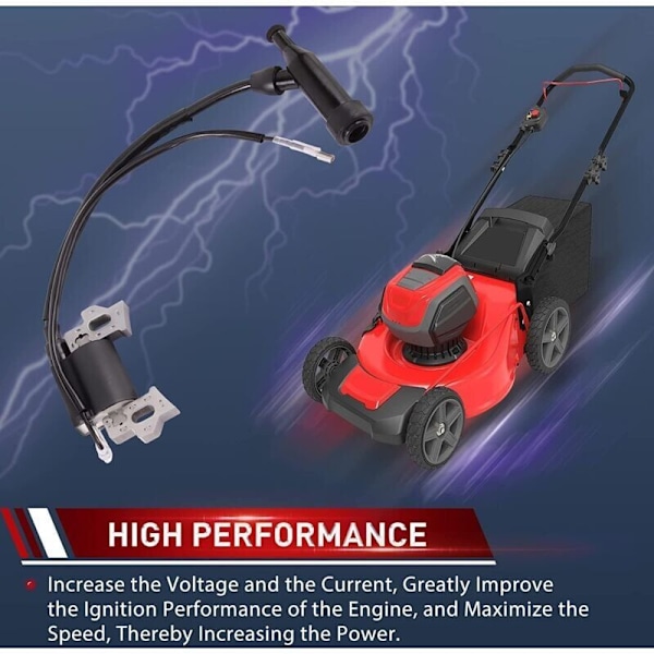 Tændspole, generator dele til 168F-170F 2KW/3KW benzin generator, udskiftning af tændspole med tændrør, tændspole til plæneklipper motor