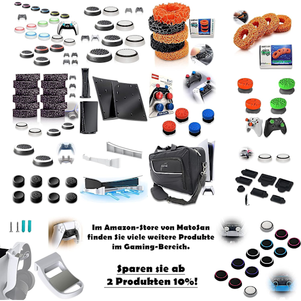 4 st (blå) - Tumgrepps-hjälpmedel för sikte, även för Xbox One Series, Nintendo Switch Pro, Playstation 5 PS4 PS5-kontrollertillbehör, joystick-skydd