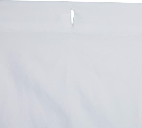 Hvid-183x183cm-vaffelvævet bruseforhæng, polyester