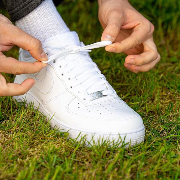 Flade skolisser til alle sko eller sneakers, flere farver (bredde: 8mm)