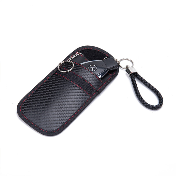 Car key case suitable for keys car keychain car key shielder faraday keychain protector shielding box faraday bag