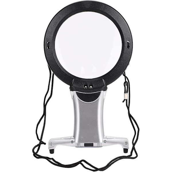 1 kpl suurennuslasi, kaula- ja pöytäsuurennuslasi 6x LED-valolla, handsfree