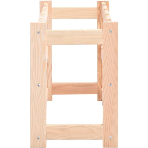 Vinstativ i furu for 12 flasker