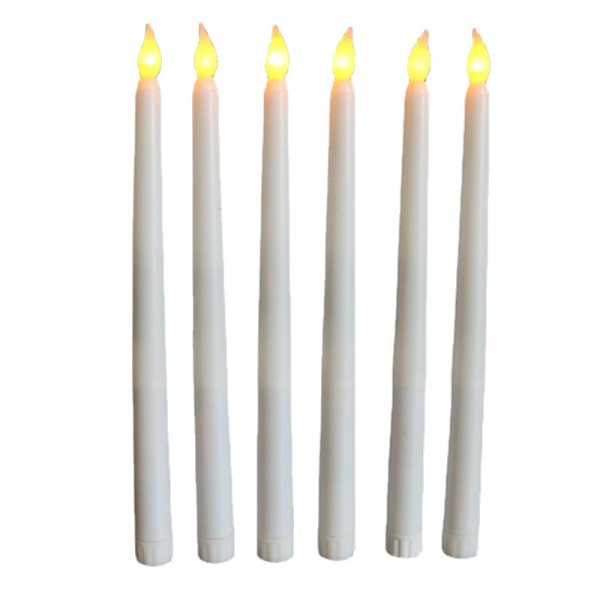 Liekittömiä kynttilöitä Halloween-koristeisiin, lämpimiä kimaltelevia LED-kynttilöitä kodin joulukoristeisiin (1 pakkaus)