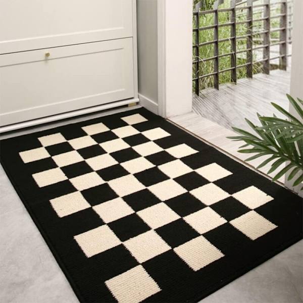 Dörrmatta inomhus, halkfri, vattenabsorberande, fläckavvisande entrématta för entré, uteplats 50x80cm