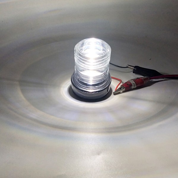 12 V 24 V LED navigationslys til båd, 360° panoramabelysning, signaleringslys til havbåd, perfekt til ponton, skeeter, motorbåd og jolle