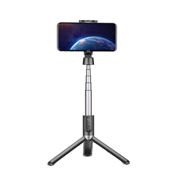 Tripod Monopod Bluetooth Teleskopisk 3 i 1 Udtrækkelig 270° Rotation TikTok til iPhone og Android, Videooptagelse, Livestreaming