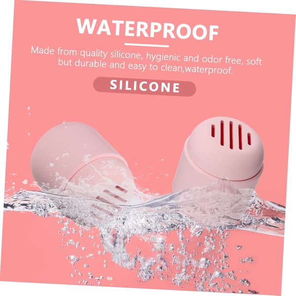 Plastik opbevaringsboks til pudderpuffer, makeupsvamp, makeupsvamp, makeupsvamp, pufholder