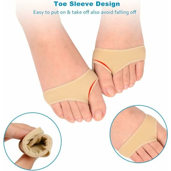 Metatarsal pude L, Plantar sko Poussinet til ligtorne, Sem Anti smerte til at lindre metatarsalgi, fodsmerter, arthritis, sort