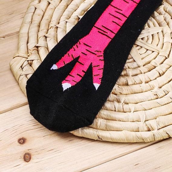 Kyllingelår Sokker, Kyllingelår Strømper, Skøre og sjove (Rose Red)