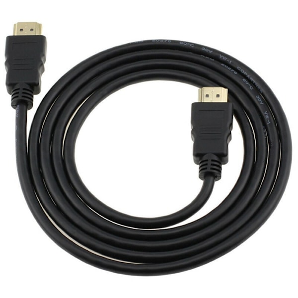 USB till HDMI USB-adapterkabel - USB 2.0 Hane laddningsomvandlare Typ A hane till hane HDMI (endast för laddning) (3 meter svart)