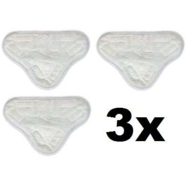 Sæt med 3 mikrofiberklude til dampmoppe H2O MOP X5