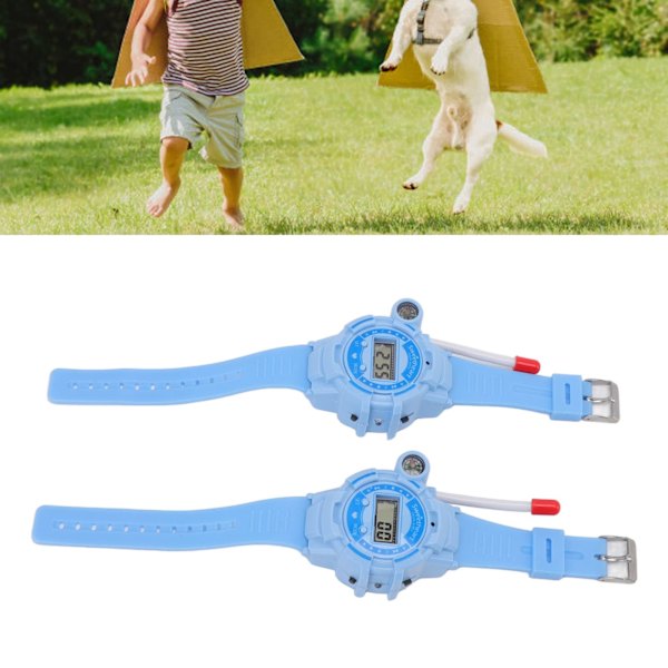 Uppladdningsbar Walkie Talkie för barn, Barn utomhusspel Walkie Talkie leksaker spel och presenter för pojkar och flickor 4 till 12 år gammal (blå)