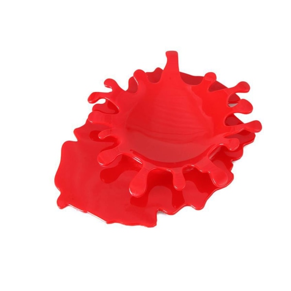 Punainen 1-osainen silikonilusikan pidike Ketsuppilusikan pidike Splash Keittiö Sinappilusikan pidike Ruoanlaittoapukuppipidike Luovat lahjat