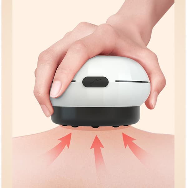 Intelligent elektrisk skrapinstrument, meridian muddring, cupping, avfuktning, rött ljus terapi, hemmamassage