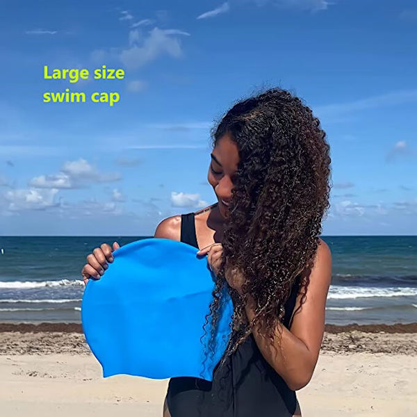 XL, Badehette for Dreadlocks Langt Hår Badehette Låser Badehette Afro Hår Badehette Holder Håret Ute av Vann. Badehette