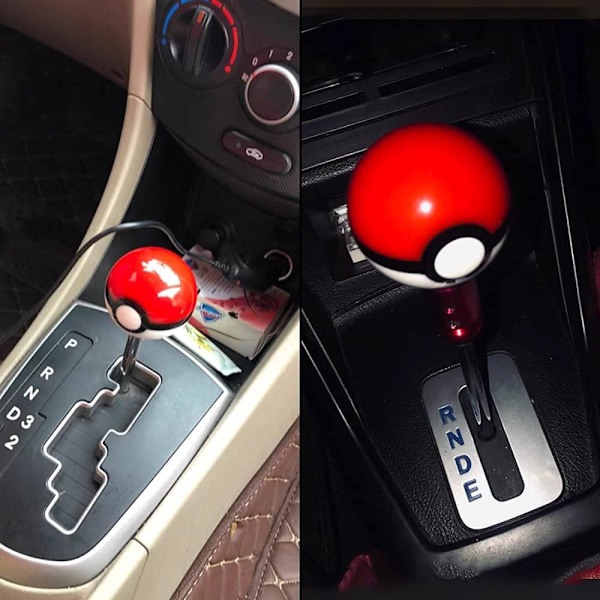 Top10 Racing Pikachu Pokeball Poke Ball Manuel Gearskifte Universalt JDM 4 5 6 Speed ​​Rund