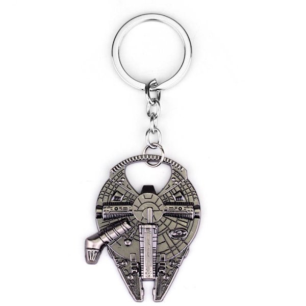 Star Wars -avaruusalusventtiilin metallinen avaimenperä avaimenperä avaruusalus olutpullonavaaja