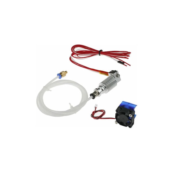 3D V6 J-Head Hotend 12V 40W Extruder Mässingsmunstycke 0.4mm