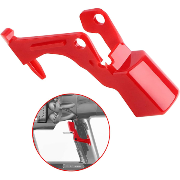 2 st Trigger V11 V10, Förstärkningsknapp för Dyson Lämplig Dyson dammsugare strömbrytarlås V10 / V11 snäpp Röd värdknapp Dyson tillbehör K