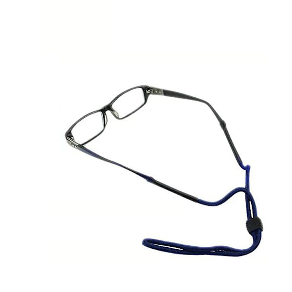 Sportsbrille Stropper, Brillekæder Snor Snor med Justerbar Spænde, Anti-Slip Solbriller Fikseringsstrop til Børn Kvinder Mænd