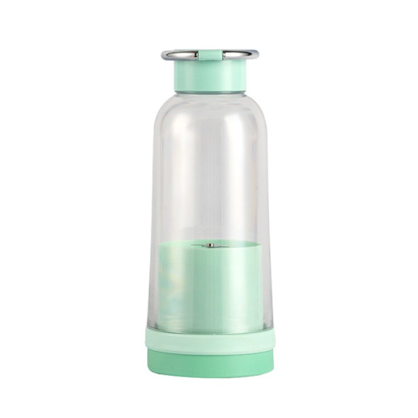 Juice Cup Mini Elektrisk Juicer Medföljande Trådlös Handhållen Multifunktionell Hushålls Bärbar Juicer (Ljusgrön)
