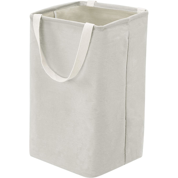 Høj Kubisk Opbevaringskurv Lysegrå 40*25*46cm