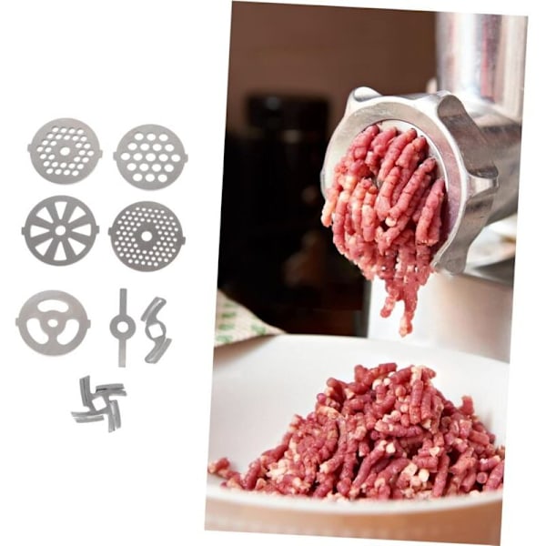 8 Dele Kødhakker Tilbehør Mad Kødhakker Manuel Kødhakker Hakke Dele Pølsestopper Maskine Rustfrit Stål Tilbehør Mixer