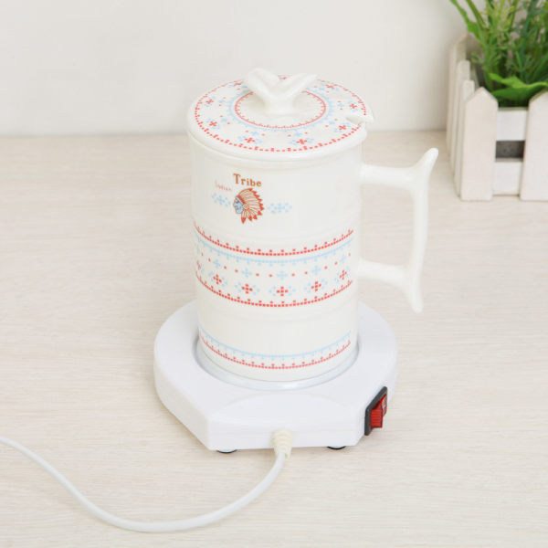 Smart kaffekopp, tekopp, melkekopp, termoskopp, elektrisk termoskopp, elektrisk oppvarmingstermos, underkopp