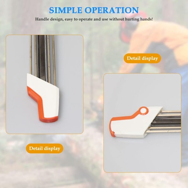 Til Stihl motorsav strenise kompatibel med 3/8 p, nem STIHL 2 i 1 4.0 mm motorsavskæde 4.0 mm