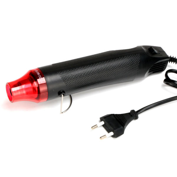 Röd Mini Värmepistol, DIY Termisk Ark Viktig för DIY Gummistämpel Konvex Pulver