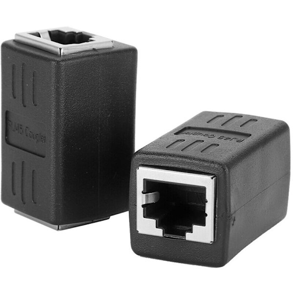 2 stk. Kabelkobling, Hunn til A for Cat7 Cat6 Cat5e LAN til RJ45 LAN-kobling Innebygd Type
