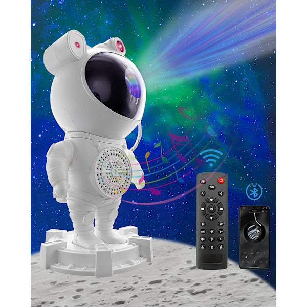 Astronaut Stjernehimmel LED-lys med fjernkontroll er en flott gave til barns voksne soverom, jul, bursdager, Valentinsdag osv.