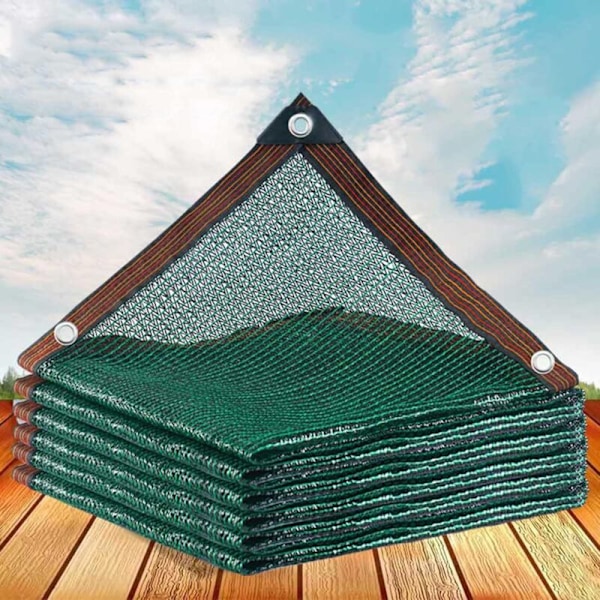 Skuggnät för Trädgårdsland, Grön, Anti-Löv, 55% Solskydd, Trädgårdssegelskugga, Jordbruks Vindskyddsnät (3 x 5 m/9.84 x 16.4 ft)
