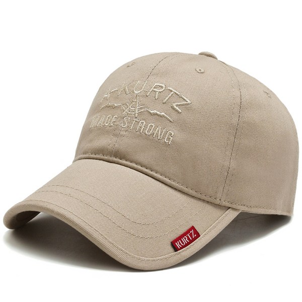 Khaki färgjusterbar cap Golfhatt Motorcykel Trucker C