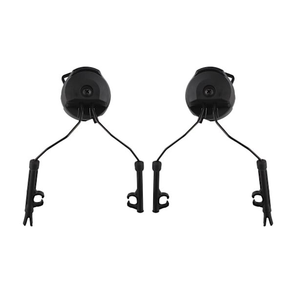 Hjelm skinneadapter 1 par svart hjelm skinneadapter hengende skinneadapter hjelmholder jakt hørselvern