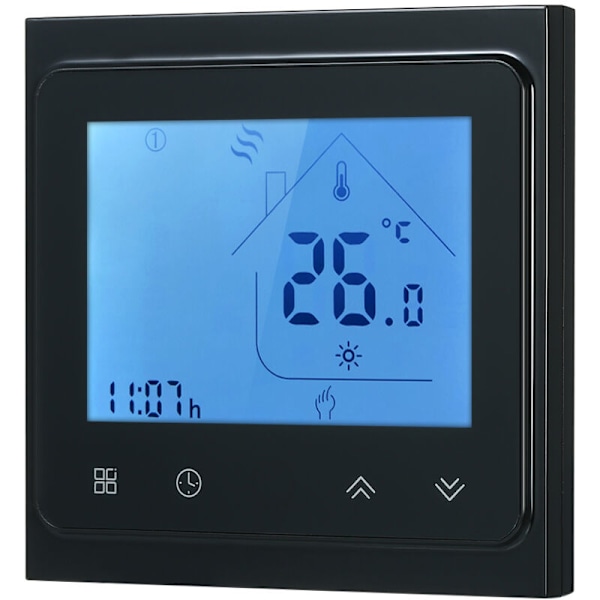 16A sähkölämmitystermostaatti LCD-kosketusnäytöllä, ohjelmoitava energiaa säästävä viikoittainen