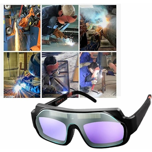 Svejsebriller, Automatiske Variable Lyse Svejsebriller Anti-Glare Beskyttelse Professionelle Svejsebriller Bruger Svejseværktøj