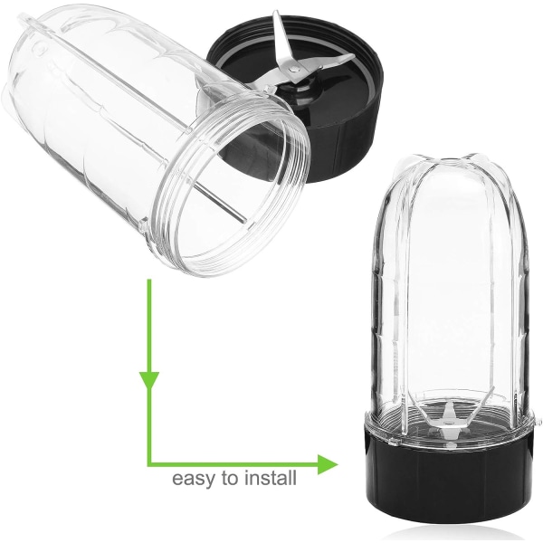 3 stk. knive til 250W Magic Bullet Blender Juicer, Magic Bullet kniv reservedele, Magic Bullet Mixer tilbehør Juicer MB 250W