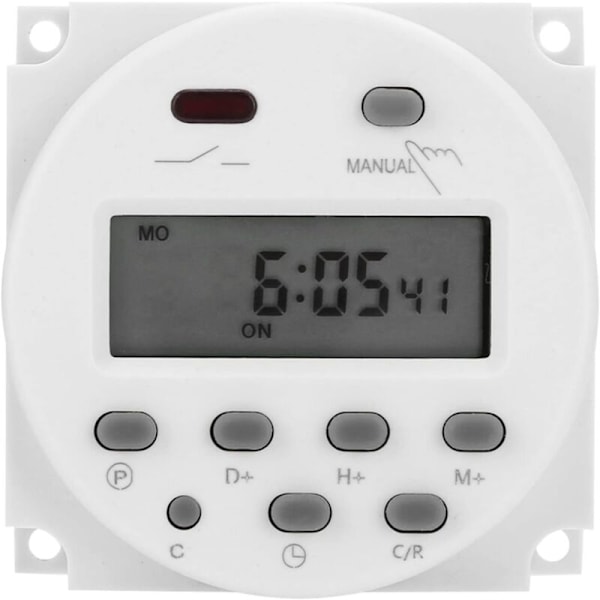 CN101A DC 12 V 16A MINI LCD Digitaalinen LCD LCD Virta Ohjelmoitava Ajastin Digitaalinen Kommunikaattori Mikrotietokoneen Ohjaus Miderior Virta
