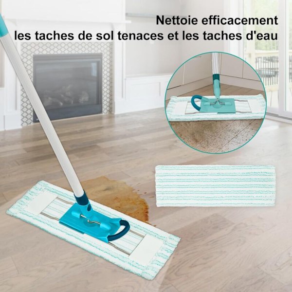 Vaihtomoppipäät, Mikrokuitumoppityynyt Profi XL Micro Duo 50 CM -luudille, Moppitäyttöpäät, Liina, 3 kpl