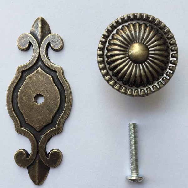 10 stk. (Bronze) Skab Håndtag Skab Knapper Møbel Knapper Skuffe Knapper Håndtag Møbler, Knap til Skab, Skuffe