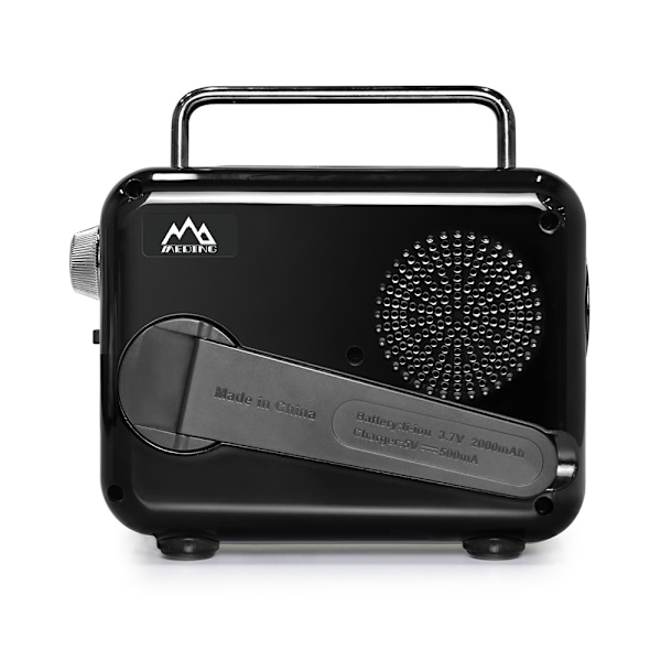 Bærbar Radio med Solcellelading 2000mAh Bluetooth-høyttaler