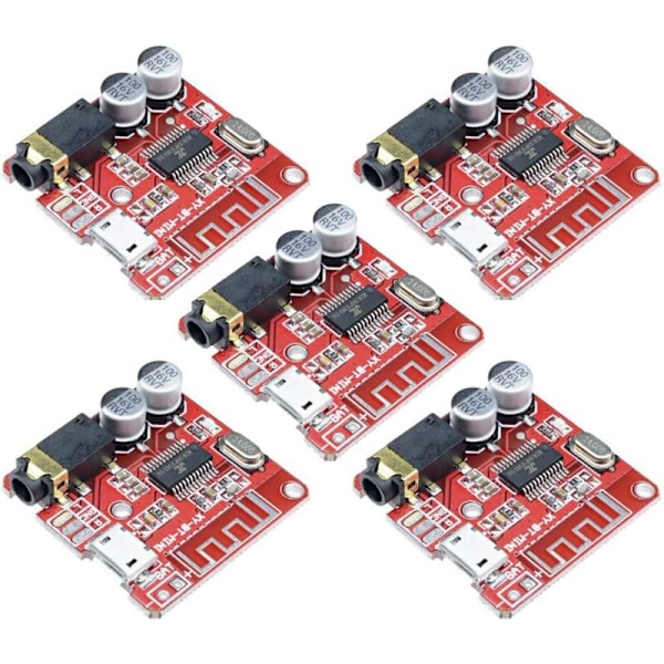 XY-BT-Mini 5st Bluetooth 5.0 Ljudmottagarkort MP3 Förlustfri Trådlös Stereo Musikmodul 3.7-5V