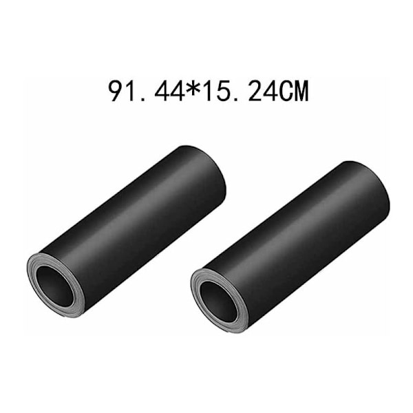 Pipehatt blokkerer kald luft fra ventilasjonsåpningene for å unngå varmetap - magnetisk pipebeskyttelse - 91,44 x 15,24 cm - Pakke med 2