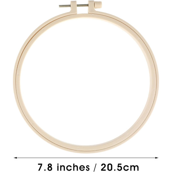 Broderikit til begyndere med trykt mønster, korsstingssæt med mønster og instruktioner, broderistarterkit (inkluderer broderiramme, farvet tråd og nåle)