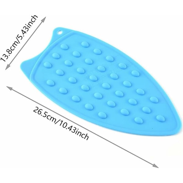 Strygebræt underlag, 4 stk. silikone strygeunderlag, varmebestandig strygepude, silikone strygeunderlag, kan bruges som beskyttelsespude til strygejern