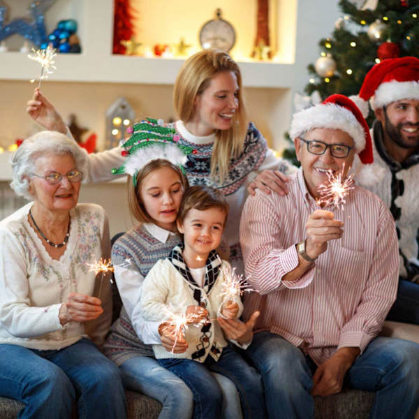 Julehodeplagg med paljetter og bjeller - Morsomme julehodeplagg - Julefestutstyr