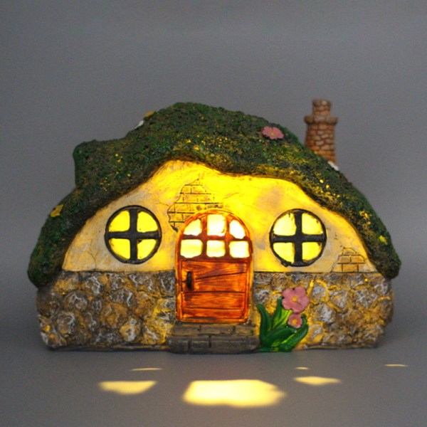 Gjennomsiktig hus i hagen - Solar Lawn Light - innendørs og O