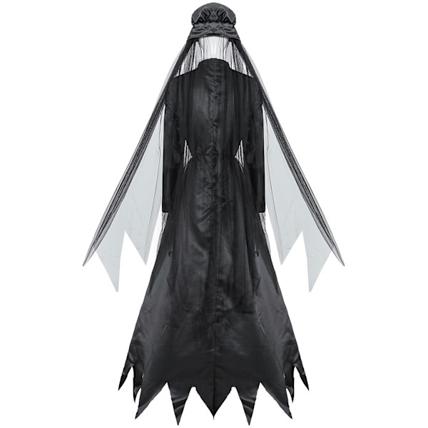 Cosplay spøgelse kvindelig spøgelse heks kostume zombie vampyr brud død kvindelig kostume Halloween kostume